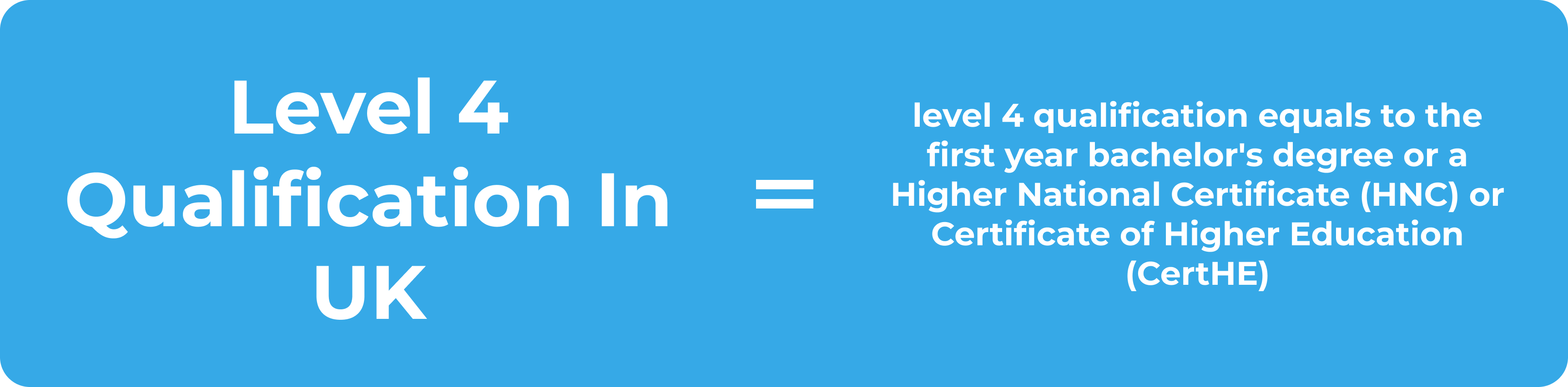 What a Level 4 Qualification Is Equivalent To