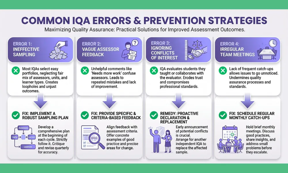 Common IQA Mistakes