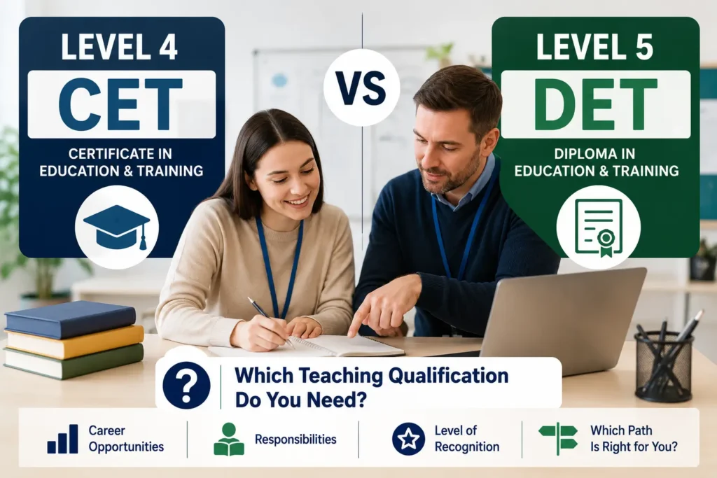 Level 4 CET vs Level 5 DET
